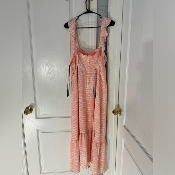 BCBG Paris Women's Ruffle Strap Midi Dress - Picture 4 of 7